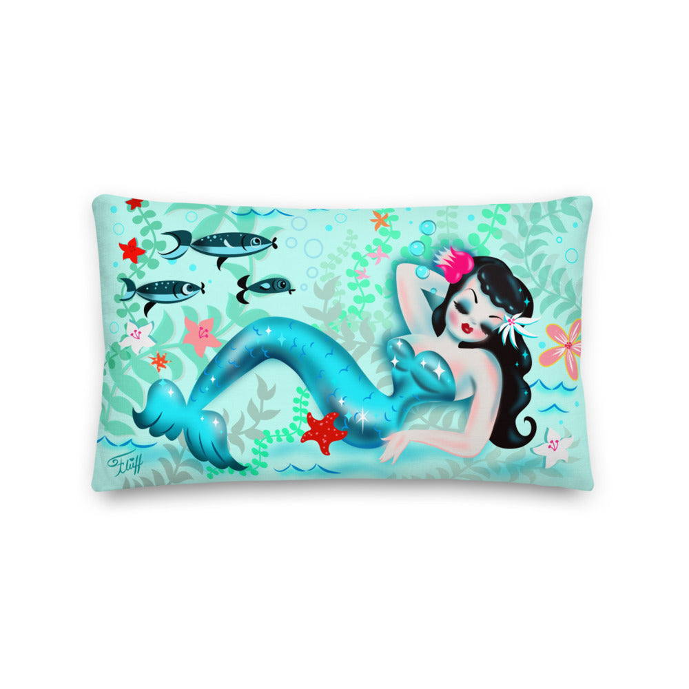 Dozing Mermaid • Decor Pillow