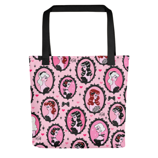 Cameo Dolls Pink • Tote Bag
