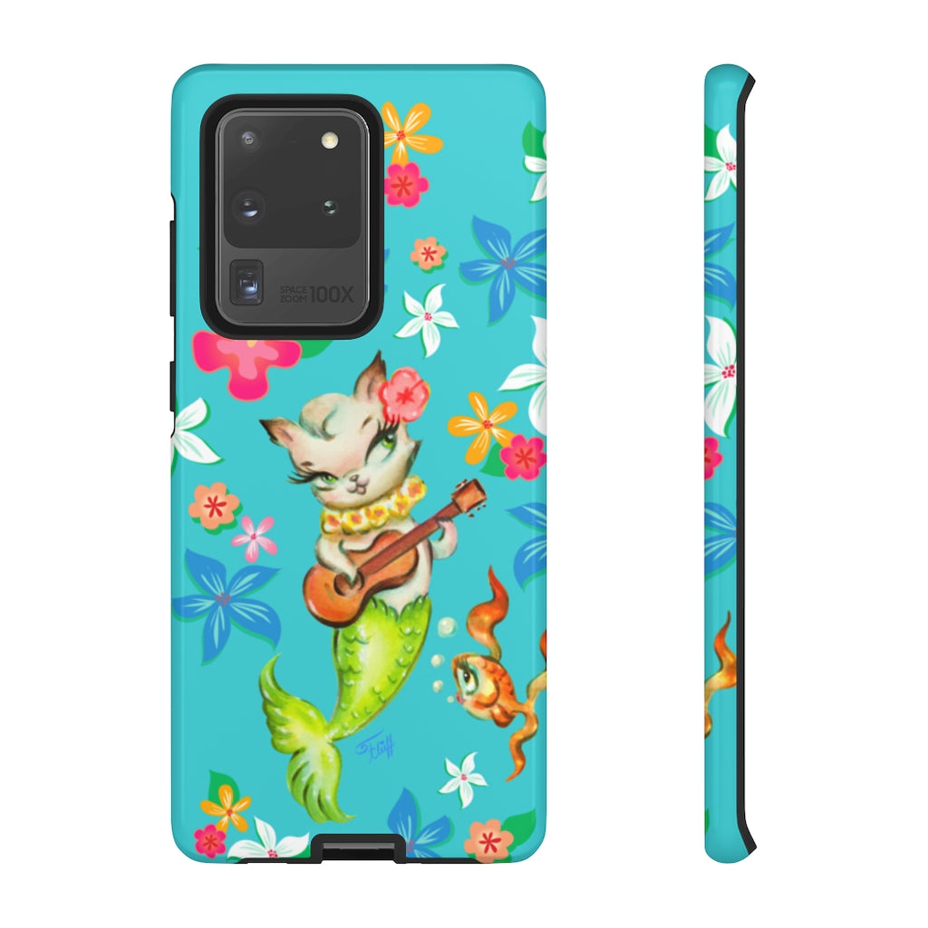 Merkitten with Ukelele • Galaxy Phone Cases