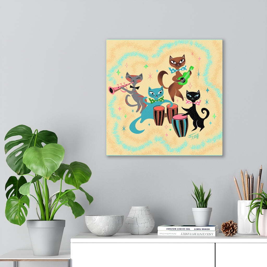 Mambo Kitties Band • Canvas Gallery Wrap