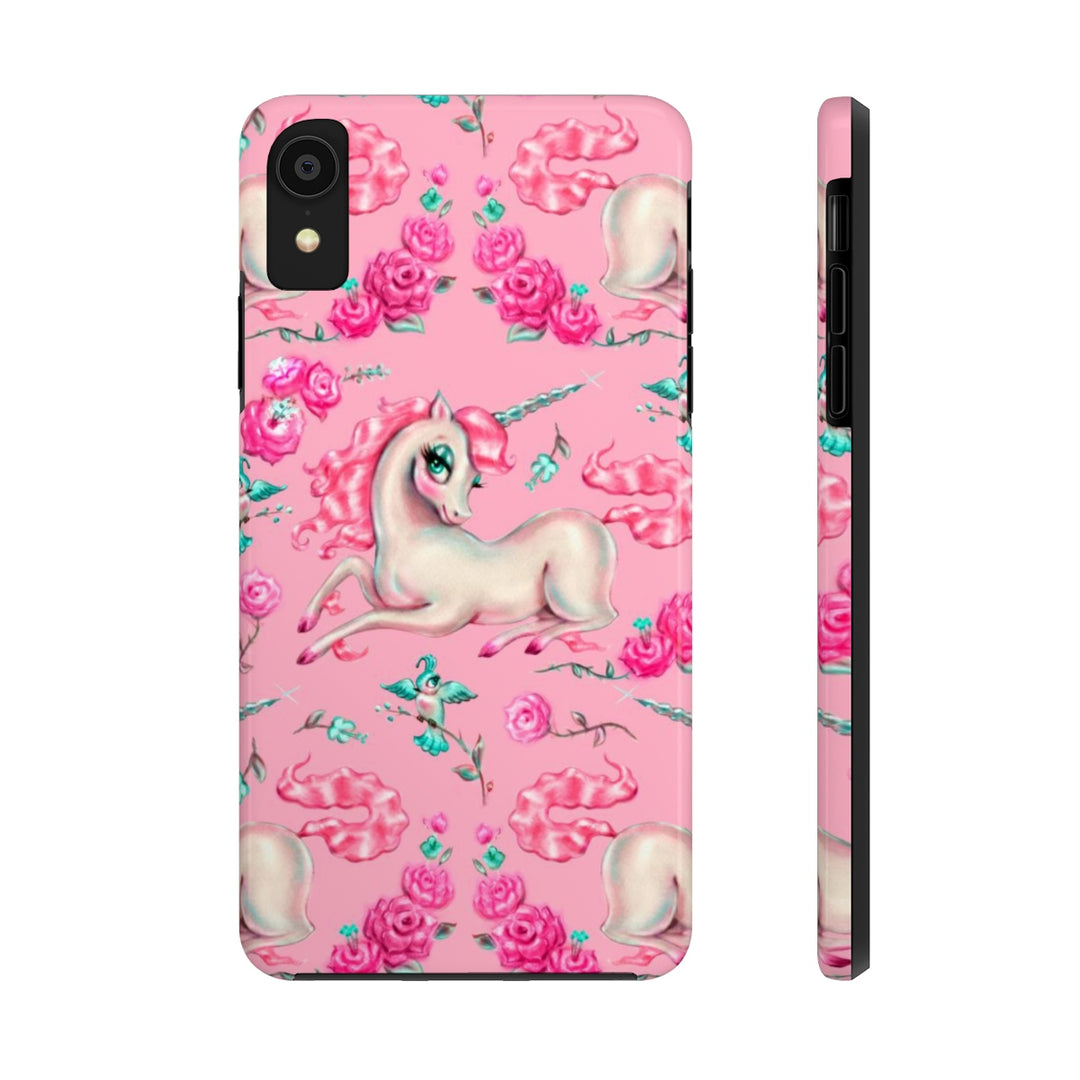 Unicorns and Roses on Pink • Phone Case