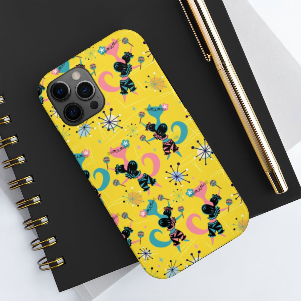 Mambo Kitties Yellow • Phone Cases