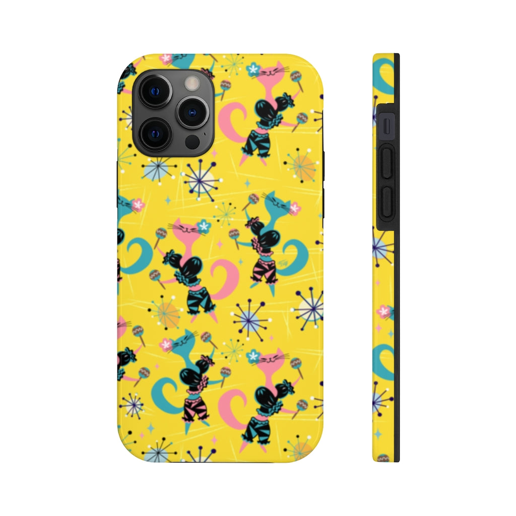 Mambo Kitties Yellow • Phone Cases