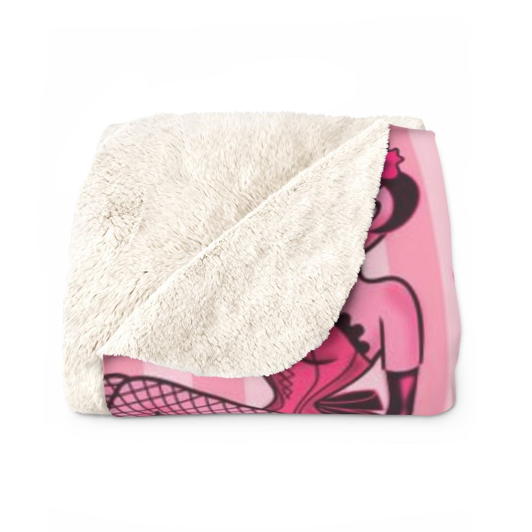 Cupcake Girl • Sherpa Fleece Blanket