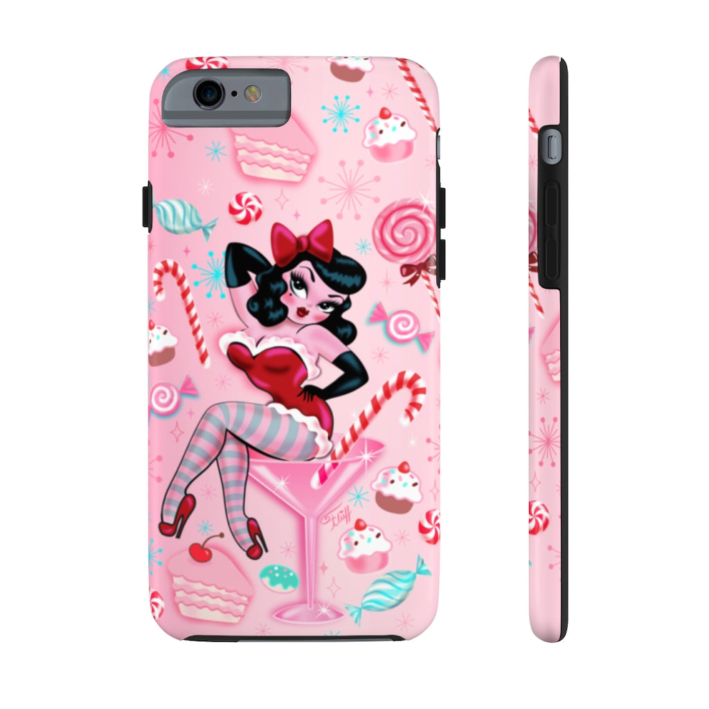 Candy Cane Martini Girl • Case Mate Tough Phone Cases