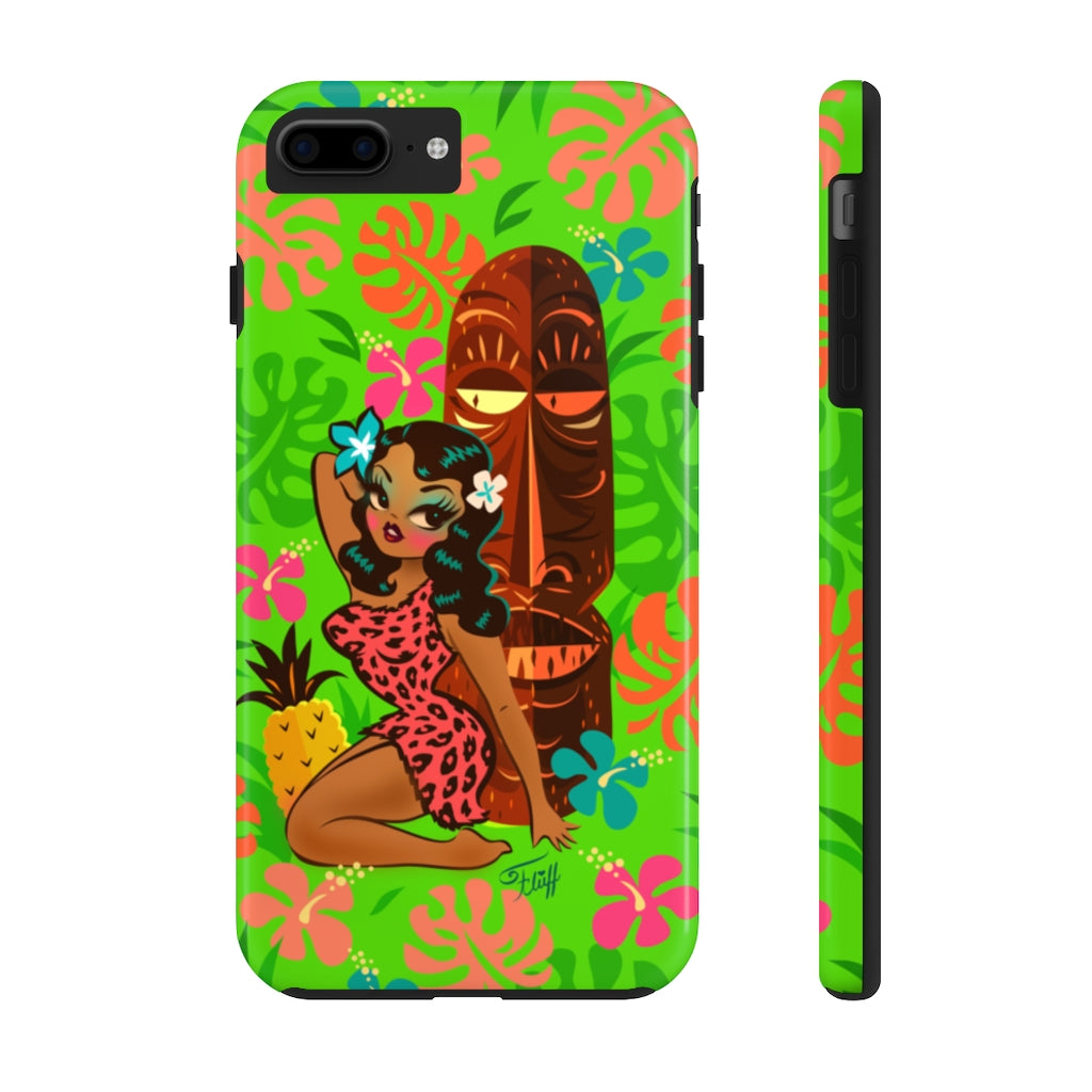 Tiki Temptress in Pink Leopard Print • Phone Case