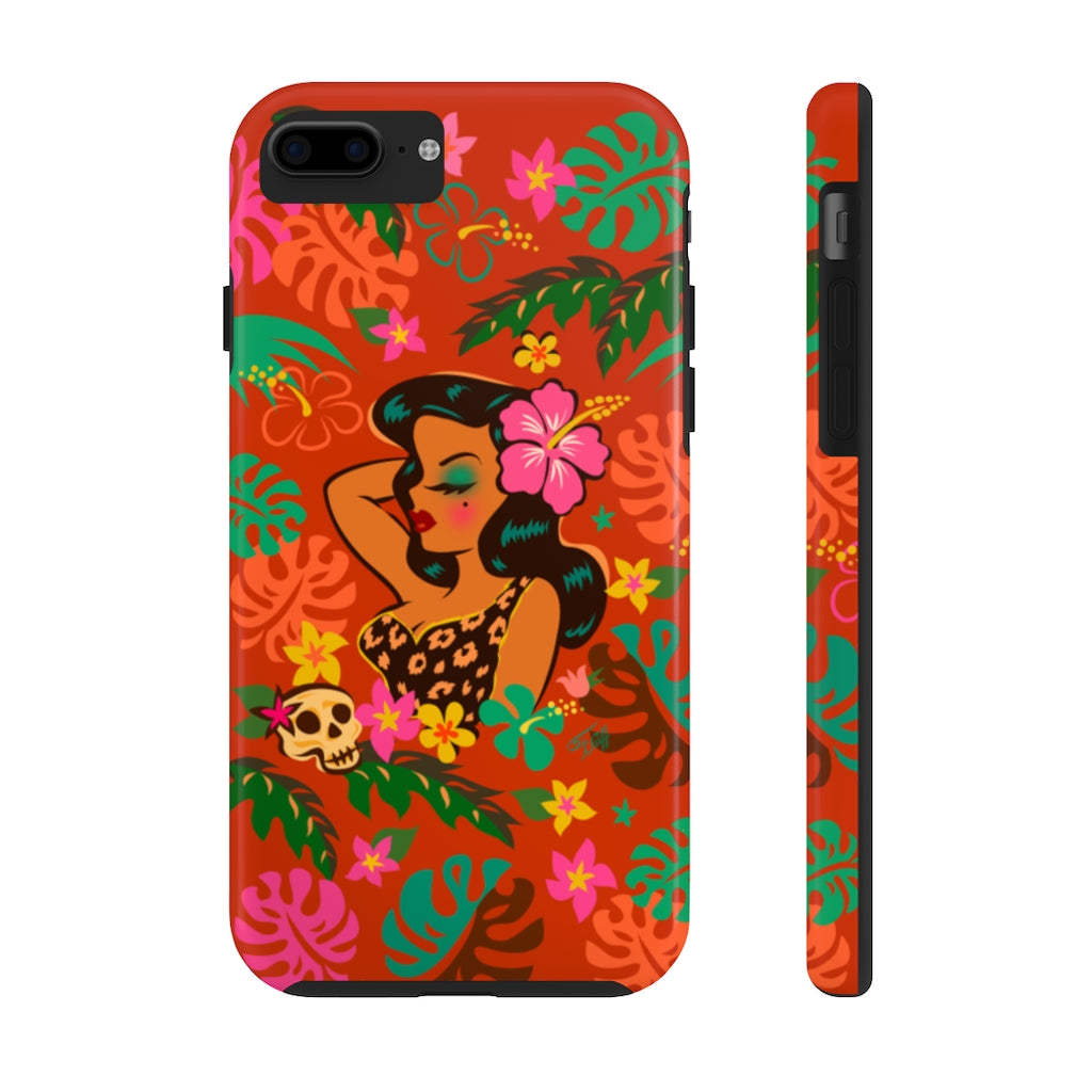 Tiki Temptress - Tropical Doll • Phone Case