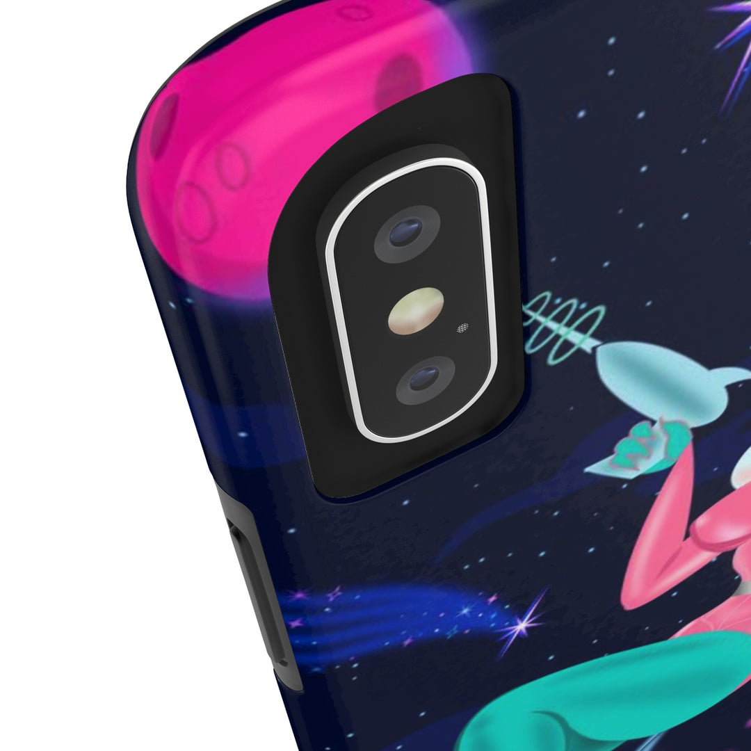 Alien Girl on Saturn • Phone Case