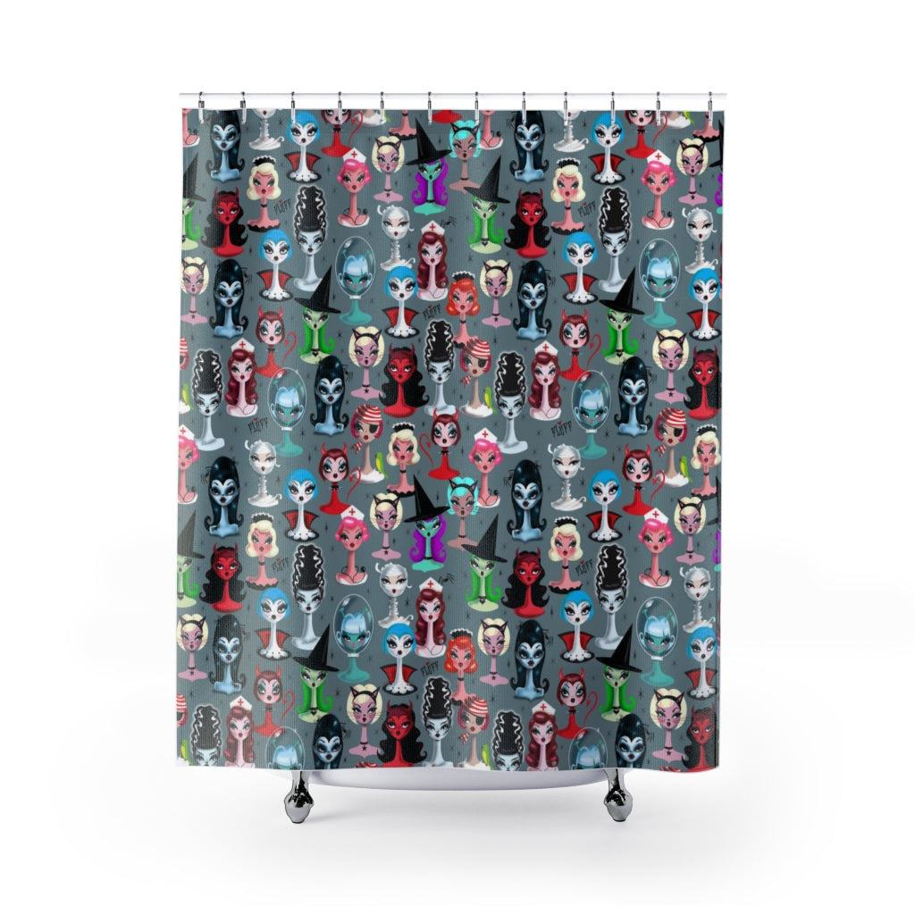 Spooky Dolls • Shower Curtain