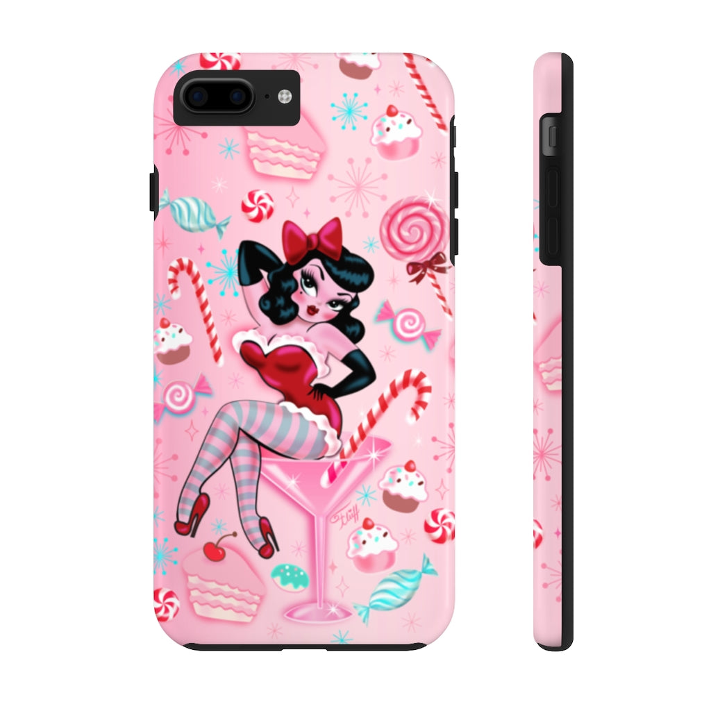 Candy Cane Martini Girl • Case Mate Tough Phone Cases