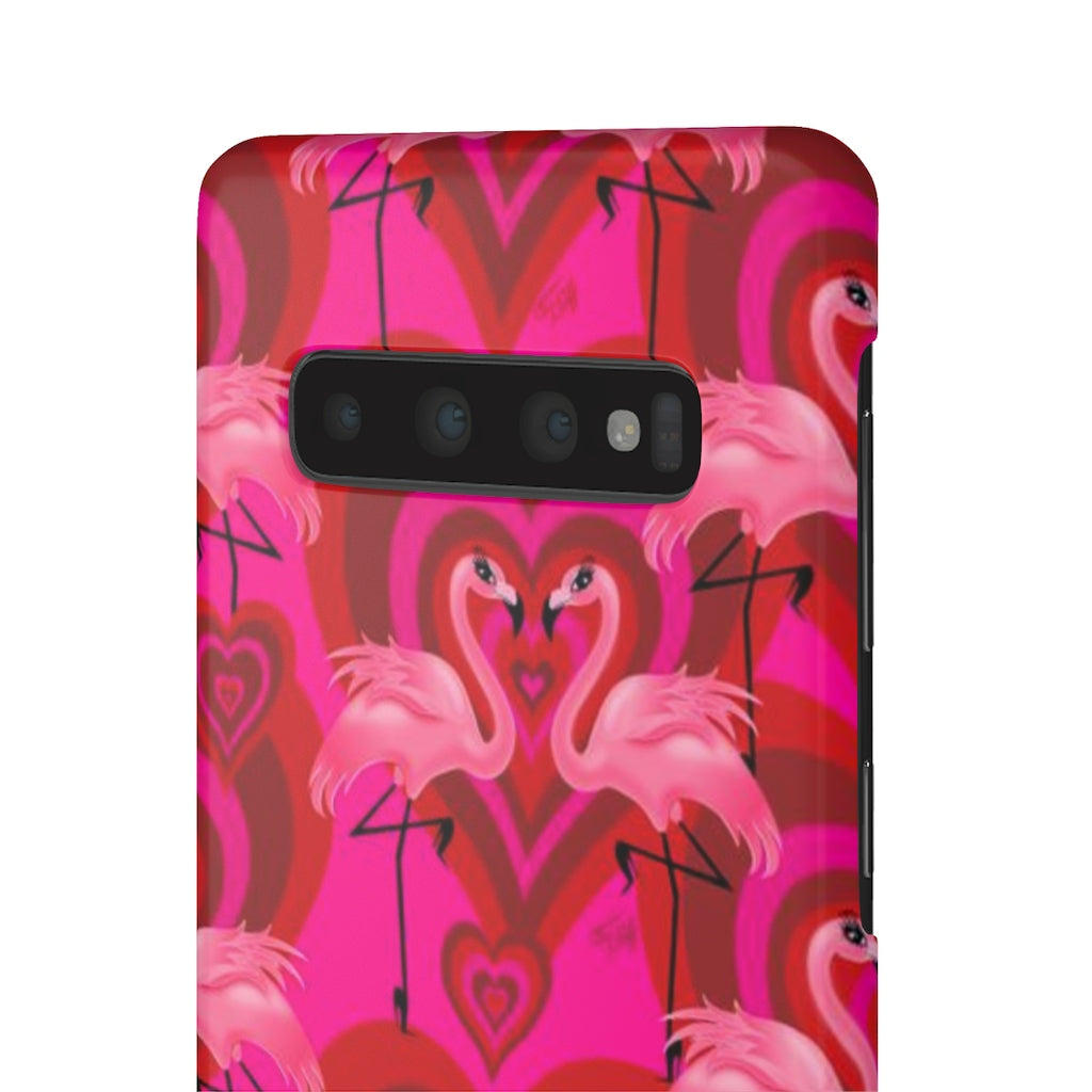 Flamingo Love Pattern • Samsung Galaxy Phone Case