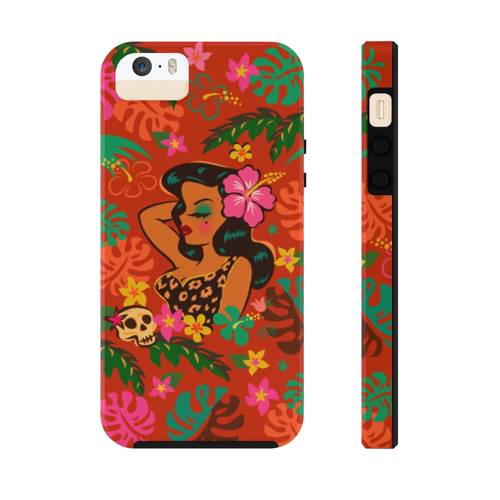 Tiki Temptress - Tropical Doll • Phone Case