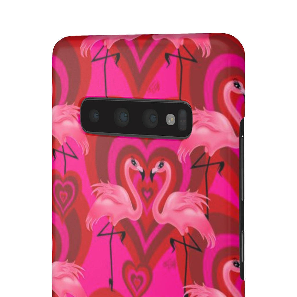 Flamingo Love Pattern • Samsung Galaxy Phone Case