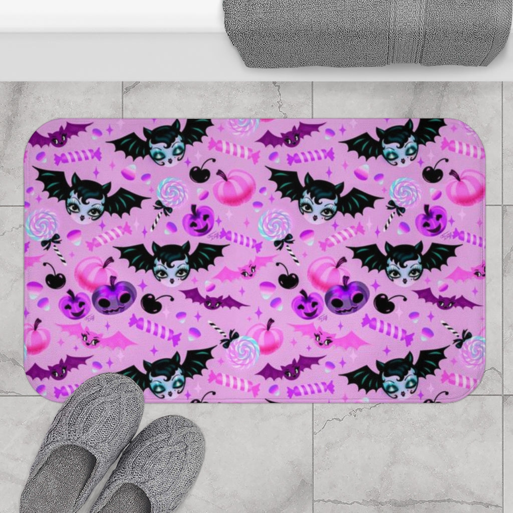 Vampire Dolly on Lilac• Bath Mat