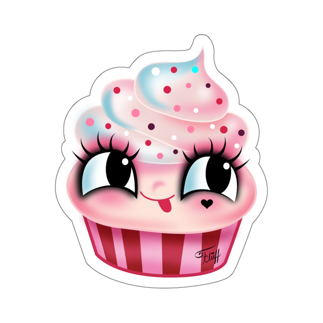 Cute Cupcake • Kiss-Cut Sticker