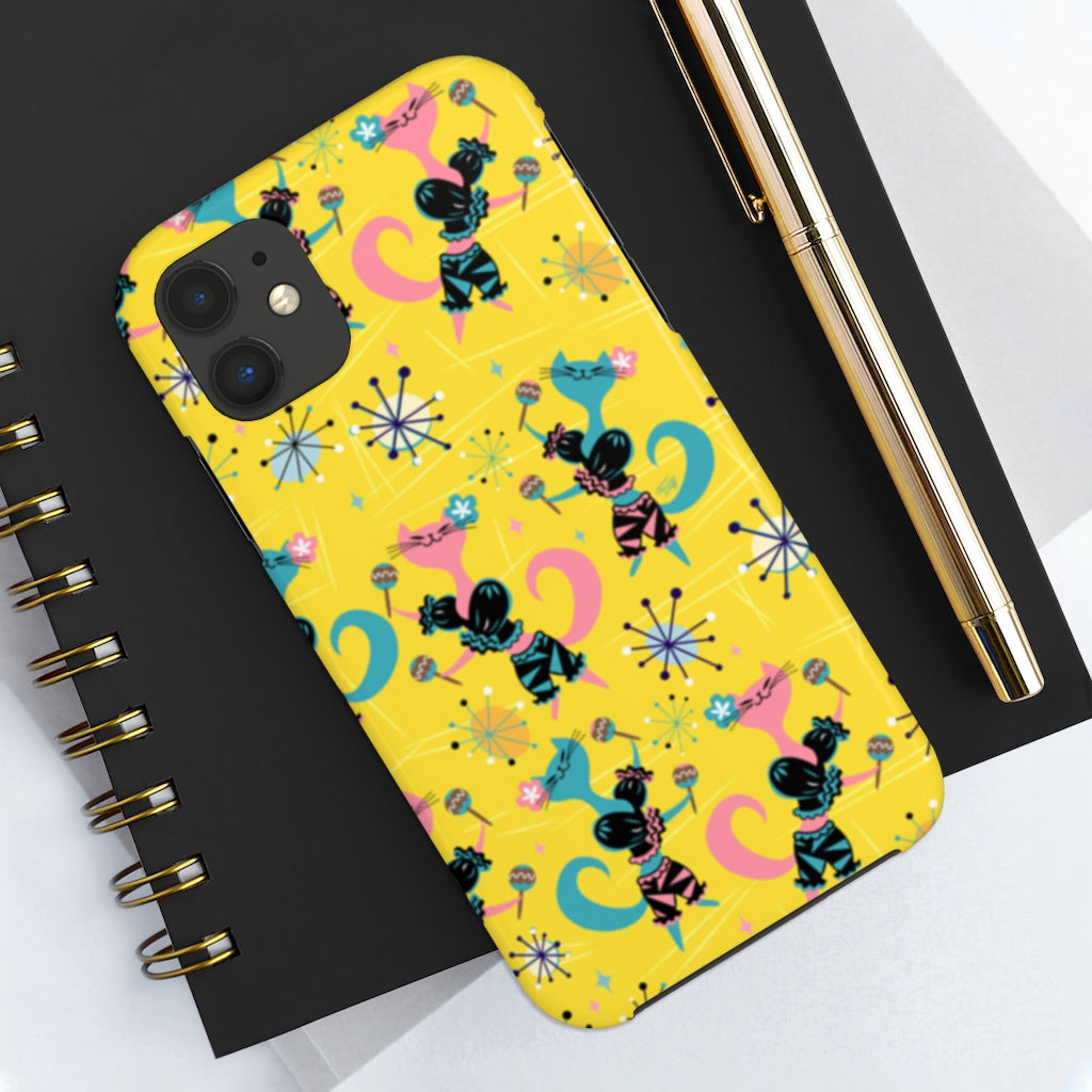 Mambo Kitties Yellow • Phone Cases