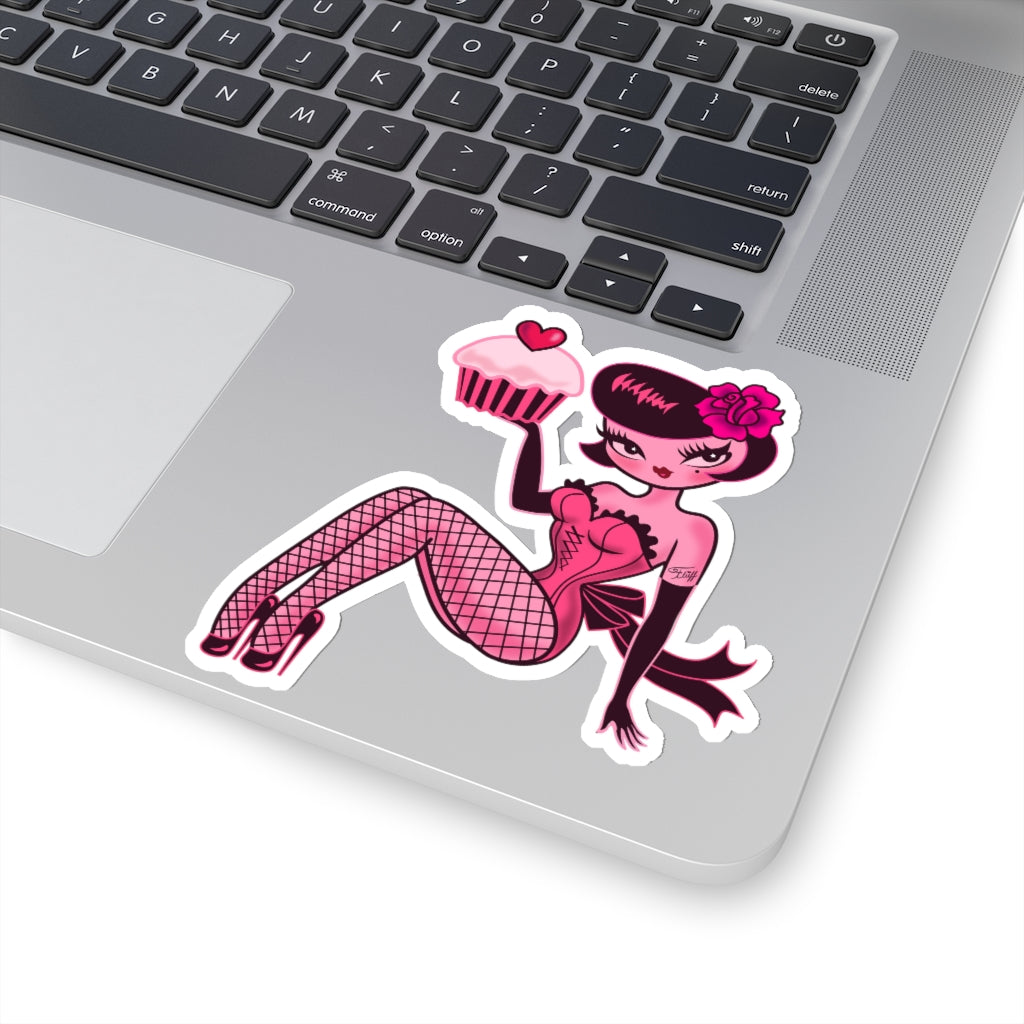 Cupcake Girl • Kiss-Cut Sticker