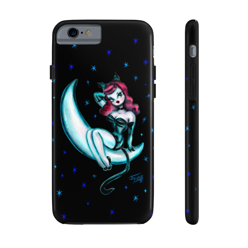 Kitten on the Moon • Phone Case