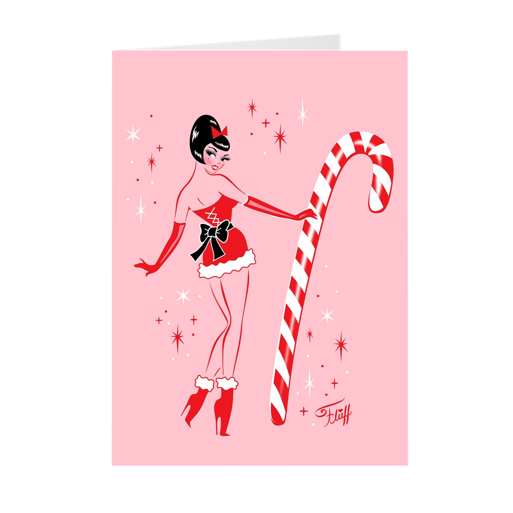 Candy Cane Girl • Cards Set of 10