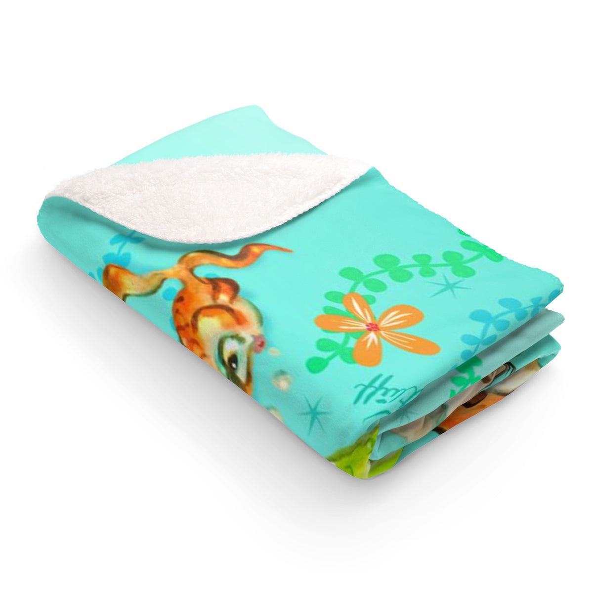 Mermaid cat outlet blanket