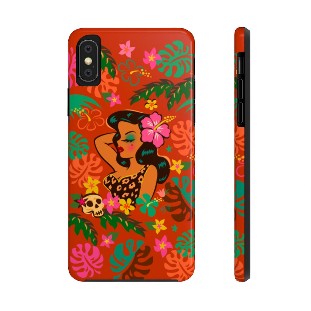 Tiki Temptress - Tropical Doll • Phone Case