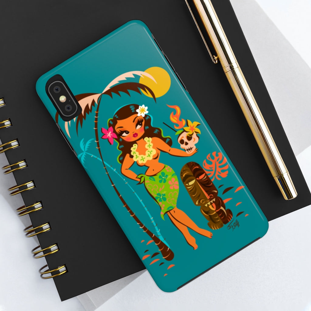 Tiki Temptress • With Skull Mug • Phone Case