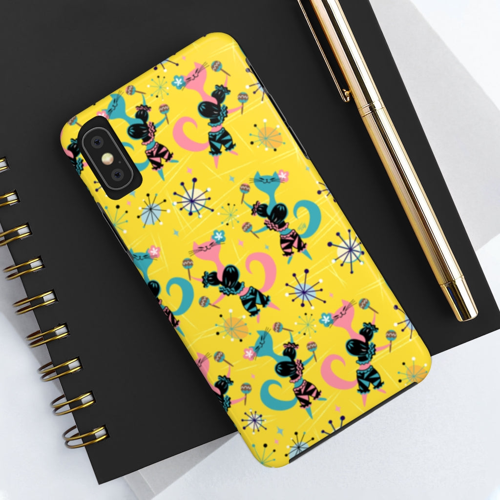 Mambo Kitties Yellow • Phone Cases