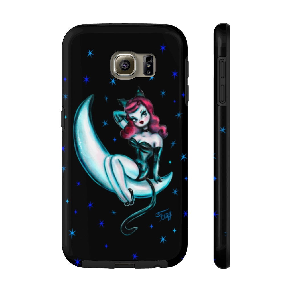 Kitten on the Moon • Phone Case