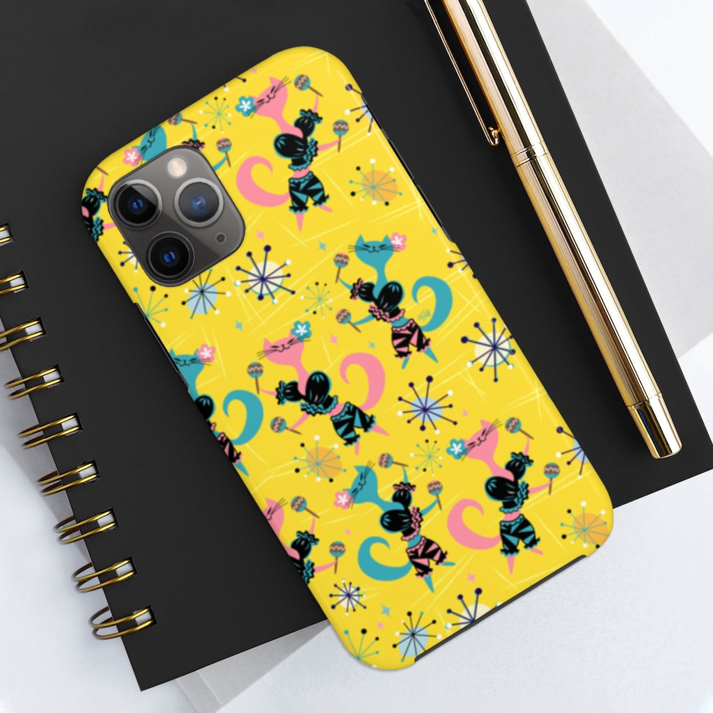 Mambo Kitties Yellow • Phone Cases