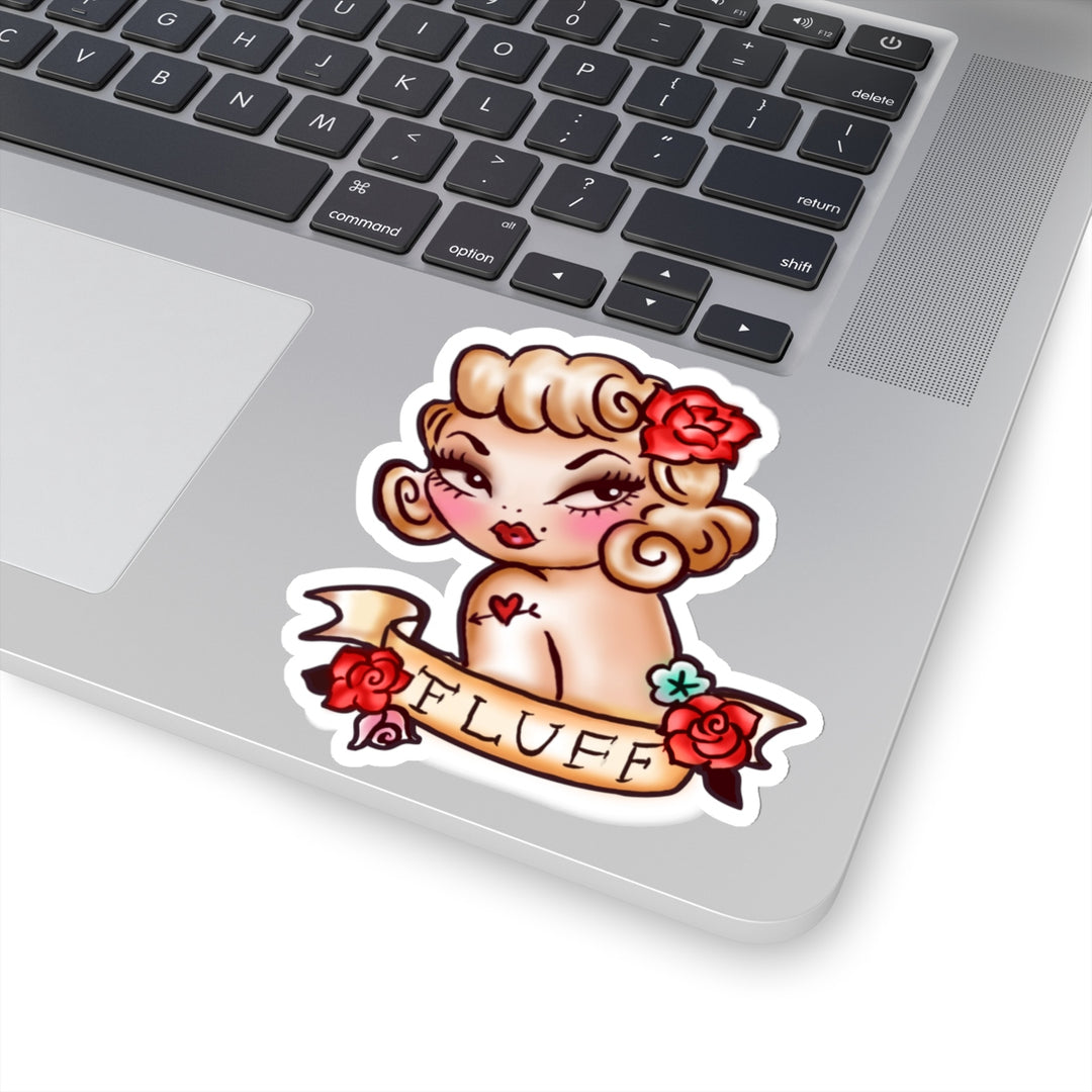 Lady Leopard • Kiss-Cut Sticker