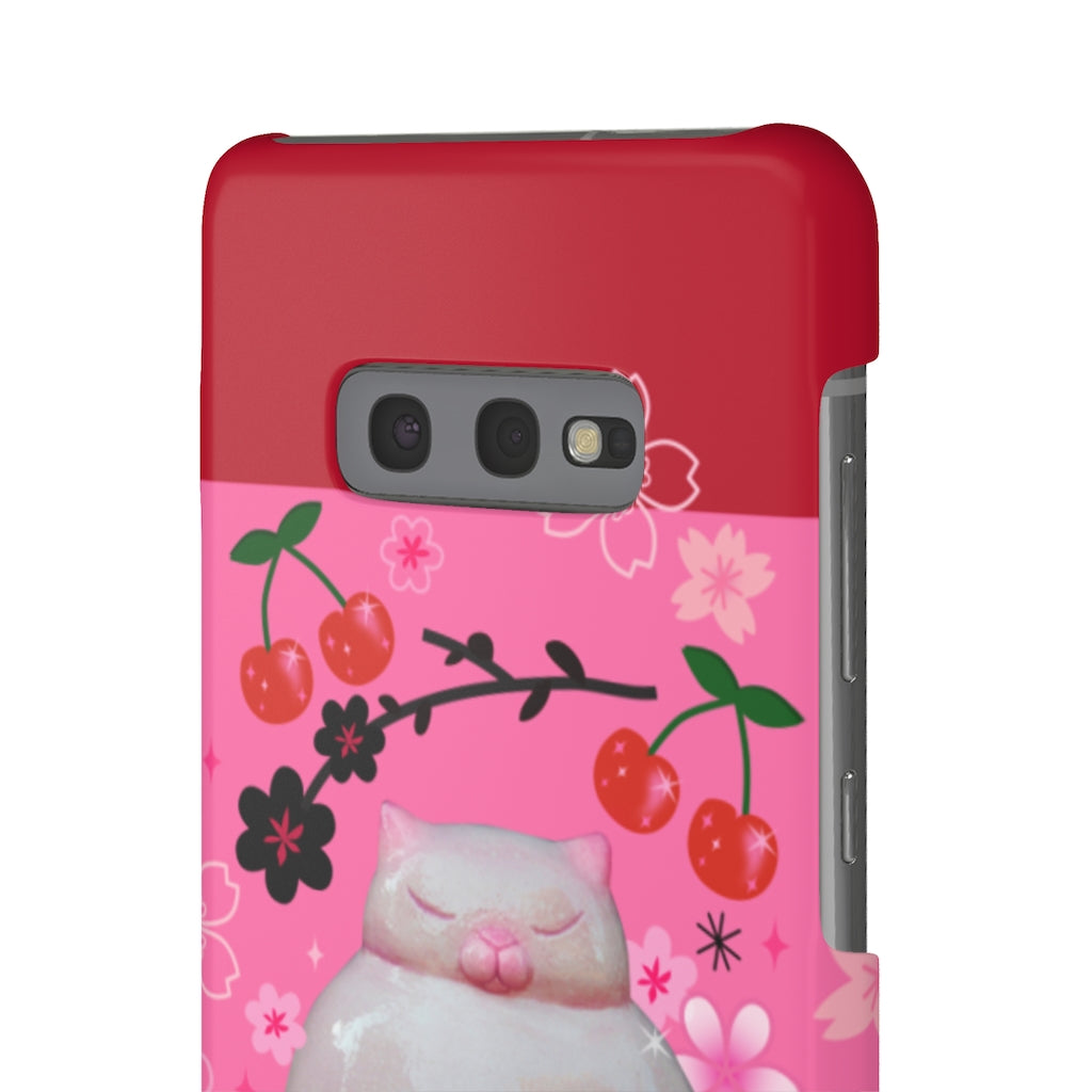 Sumo Kitty on Pink • Samsung Galaxy Phone Case