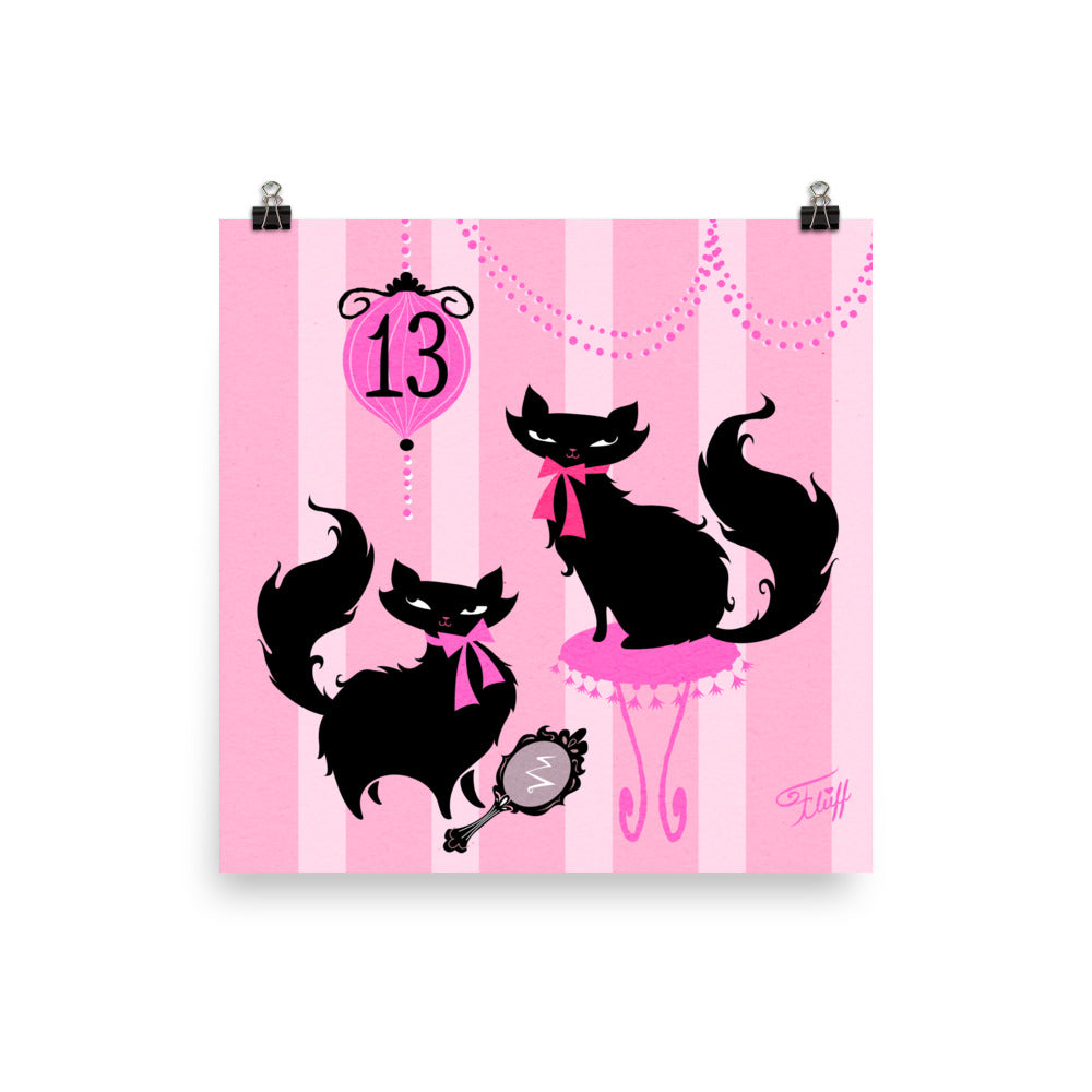 Friday the 13th Kitties • Art Print