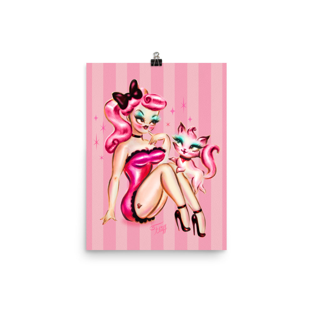 Smitten Kitten • Art Print