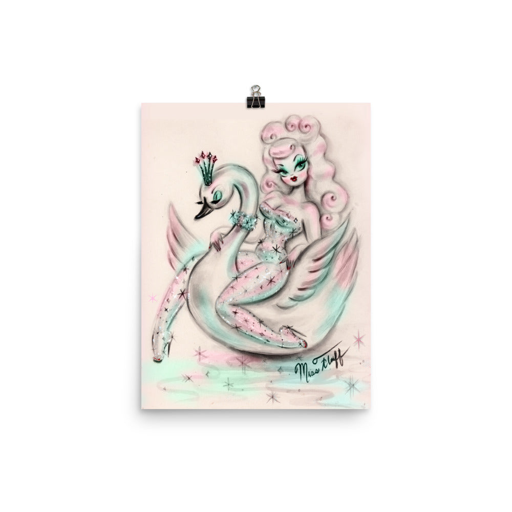 Swan Pixie • Art Print