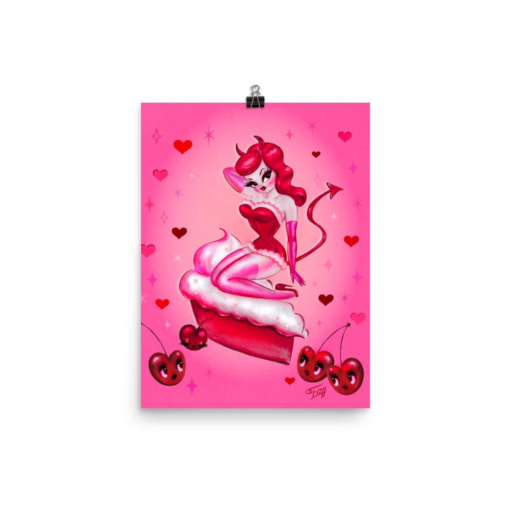 Cherry Pie Devil Girl • Art Print