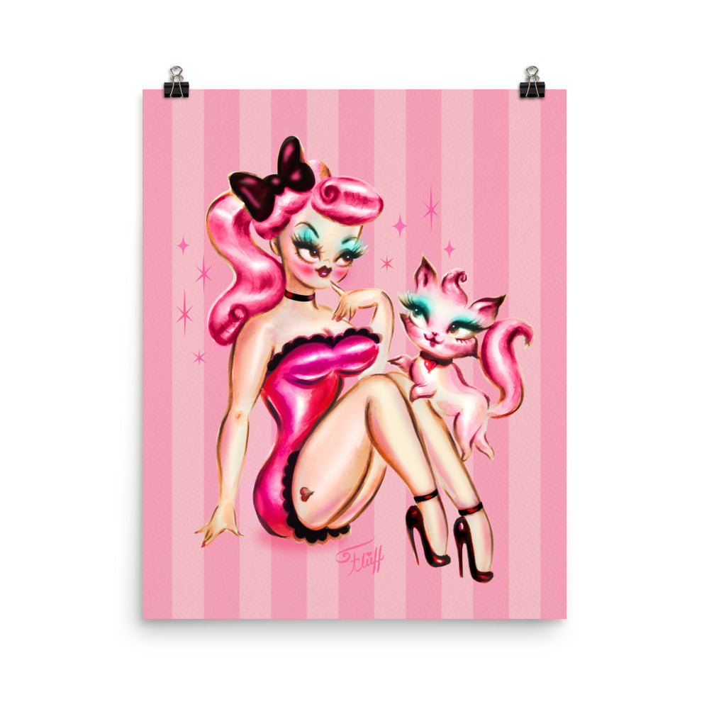 Smitten Kitten • Art Print