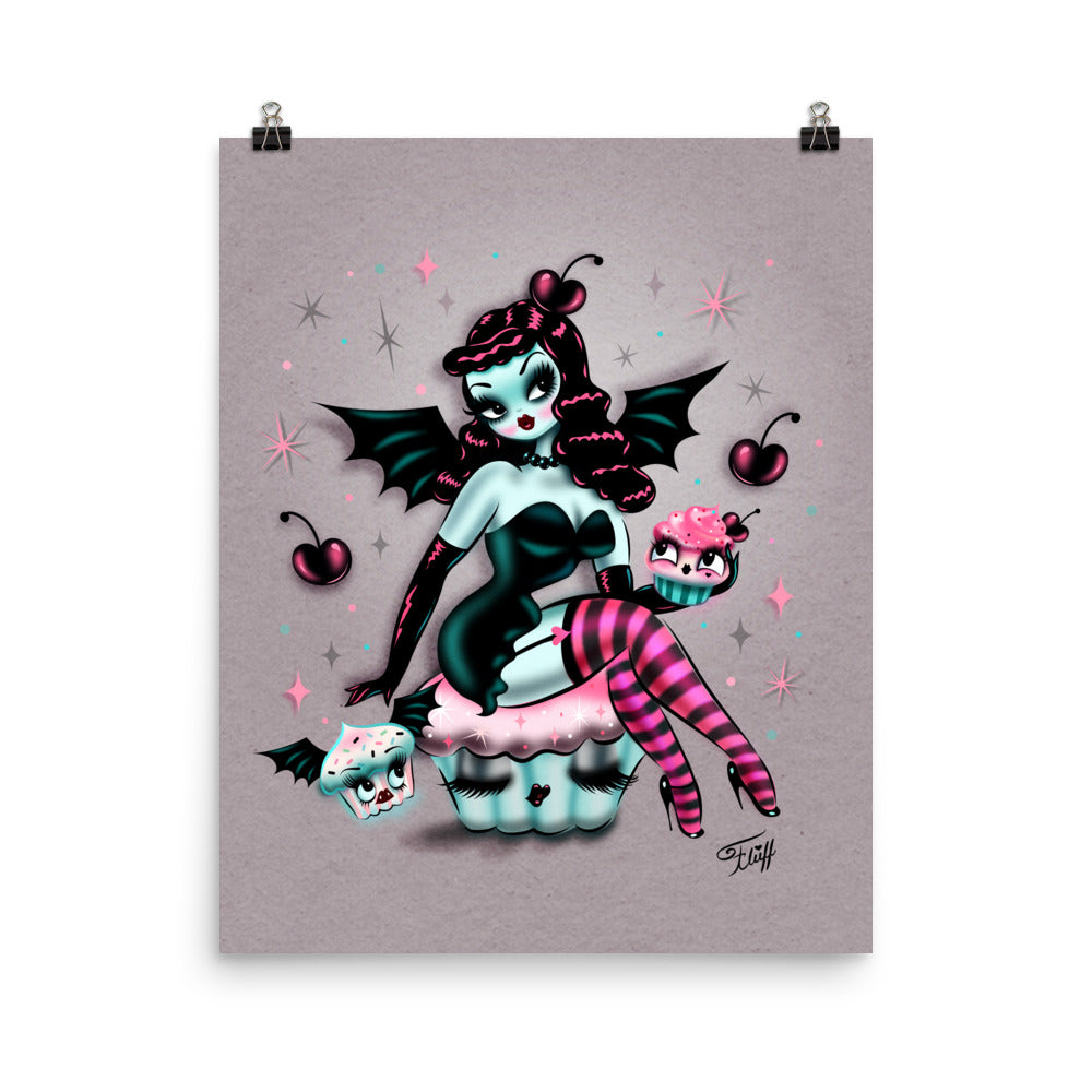 Spooky Cupcake Doll • Art Print