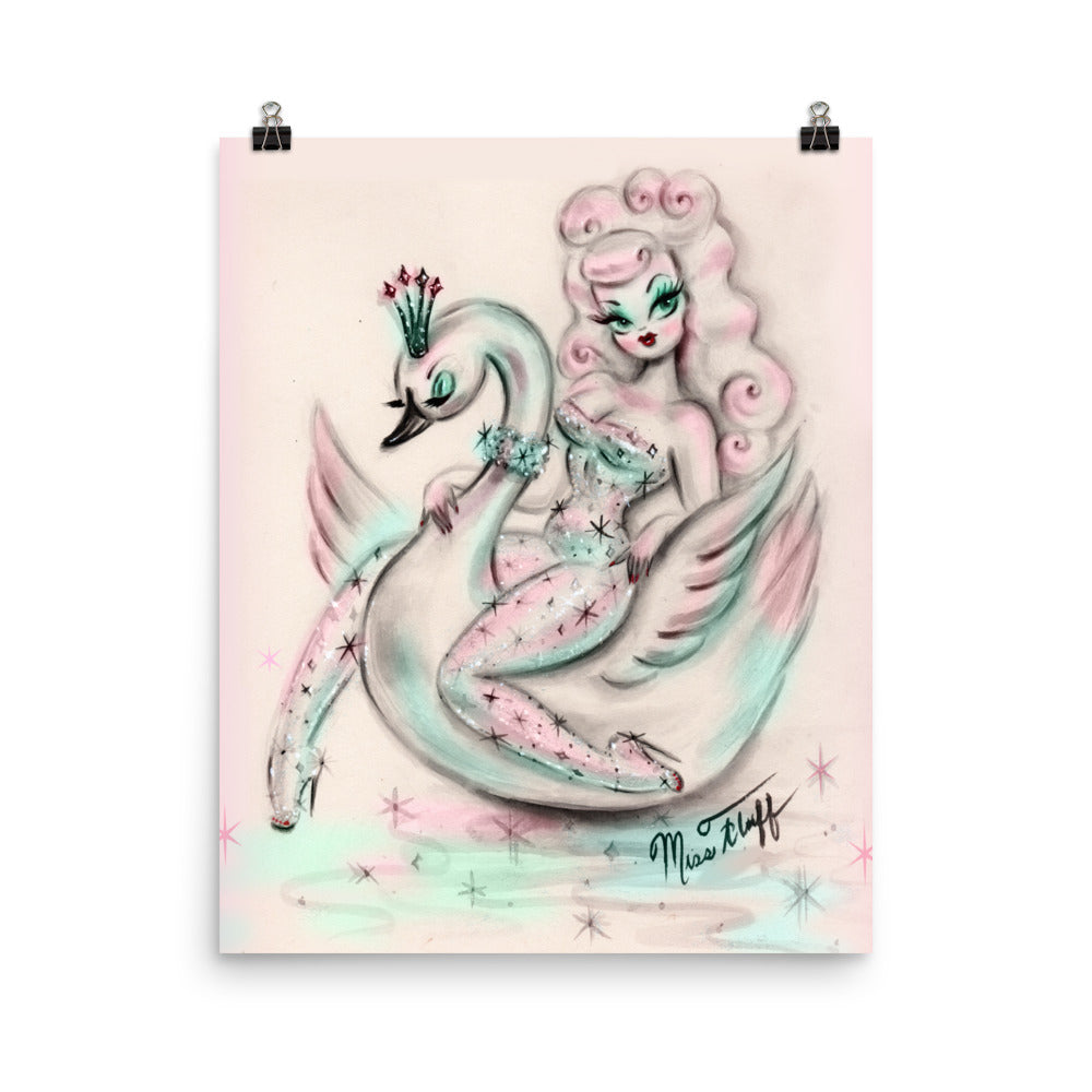 Swan Pixie • Art Print