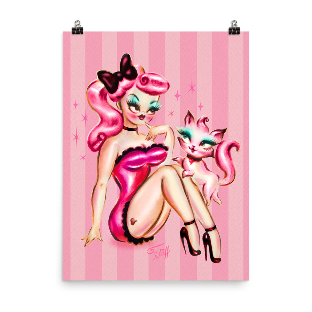 Smitten Kitten • Art Print