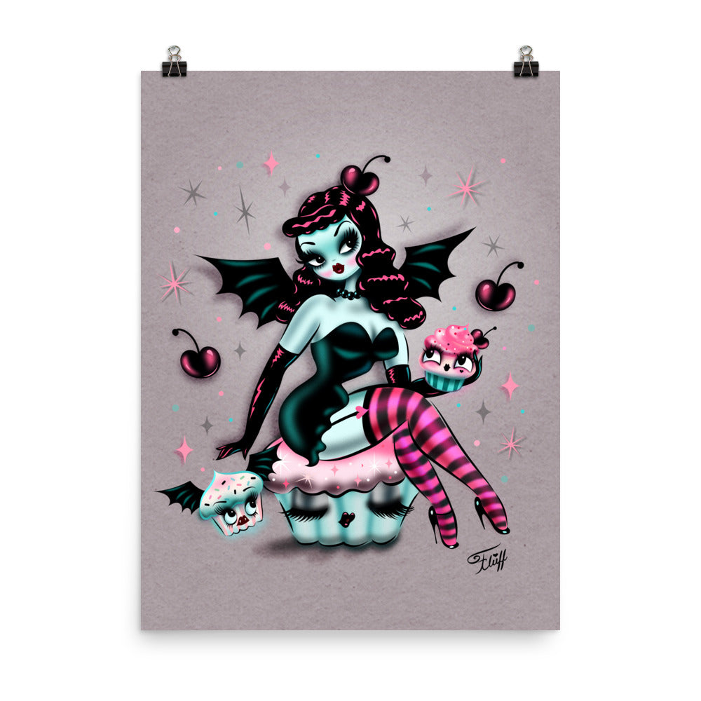 Spooky Cupcake Doll • Art Print