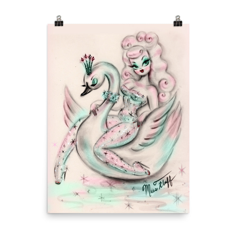 Swan Pixie • Art Print