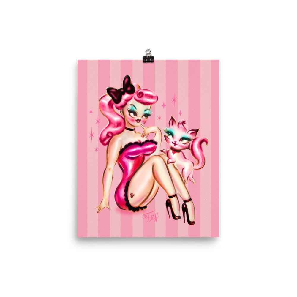 Smitten Kitten • Art Print