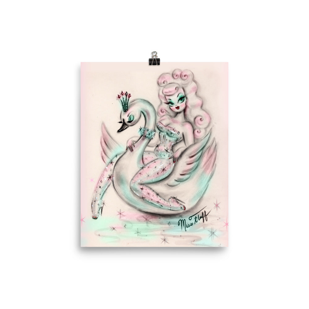 Swan Pixie • Art Print