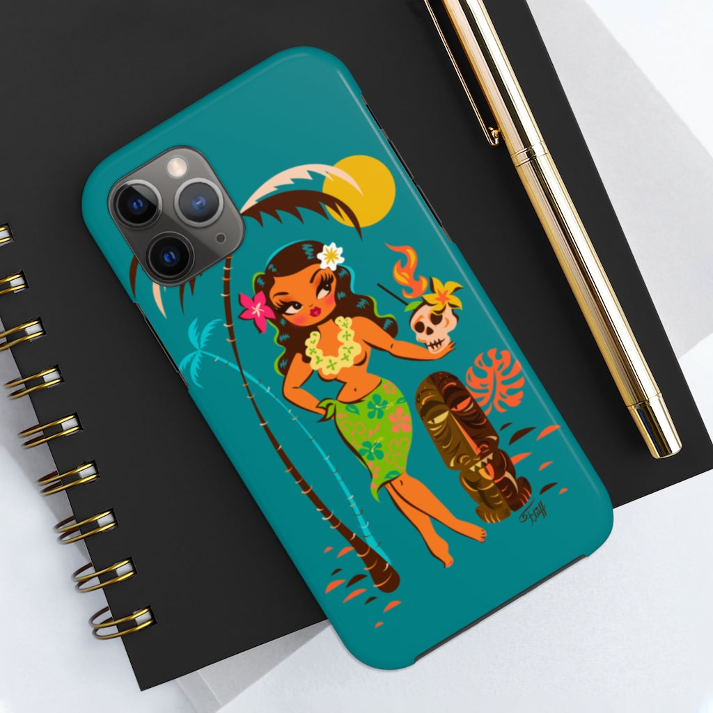 Tiki Temptress • With Skull Mug • Phone Case