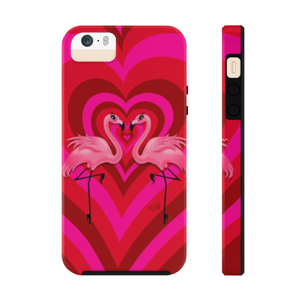 Flamingo Love • Phone Case