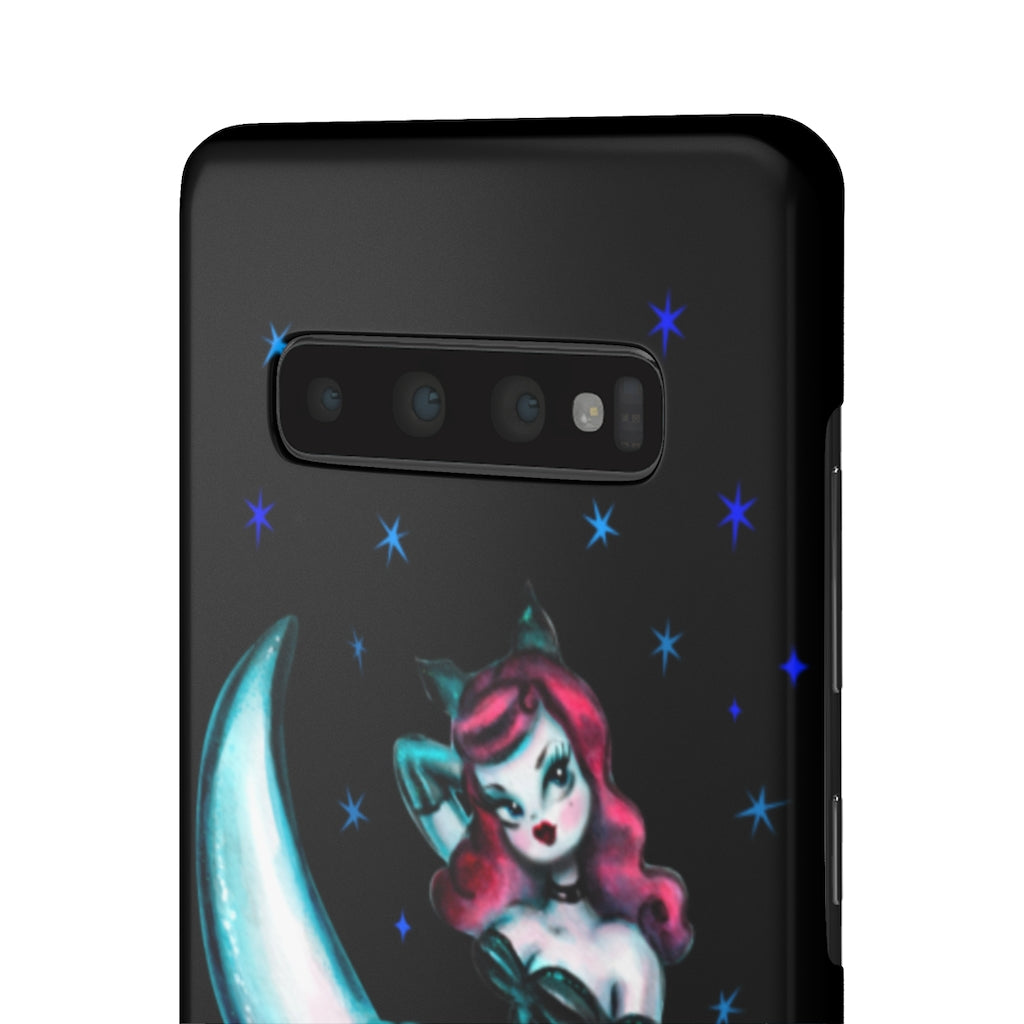 Kitten on the Moon • Samsung Galaxy Phone Case