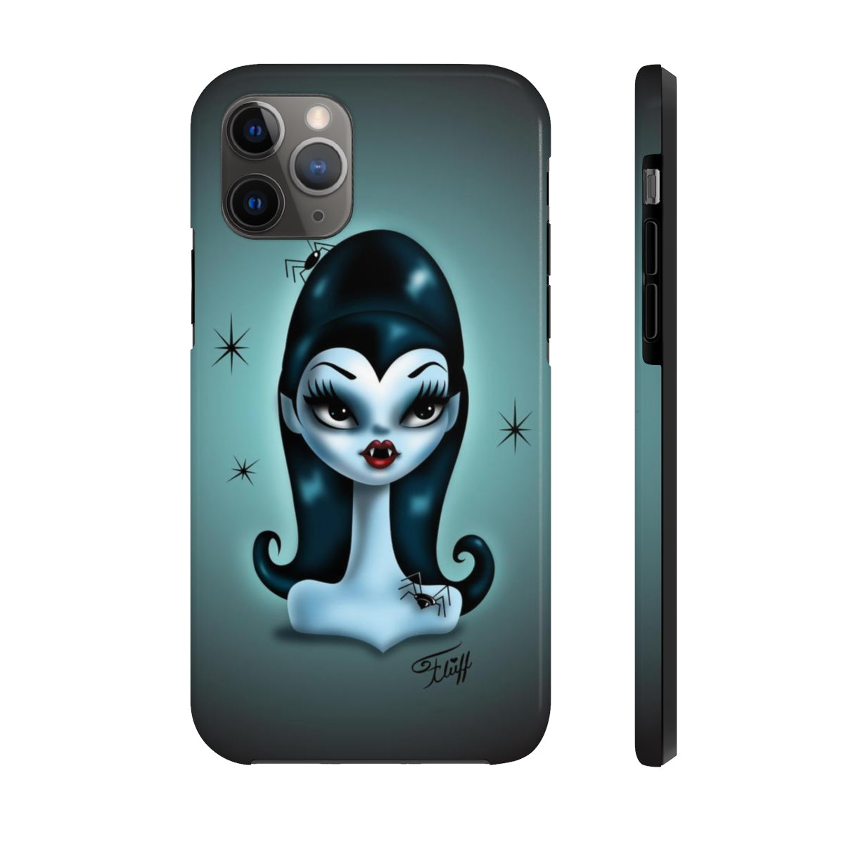 Vampire Doll with Spiders- Spooky Dolls • Phone Case