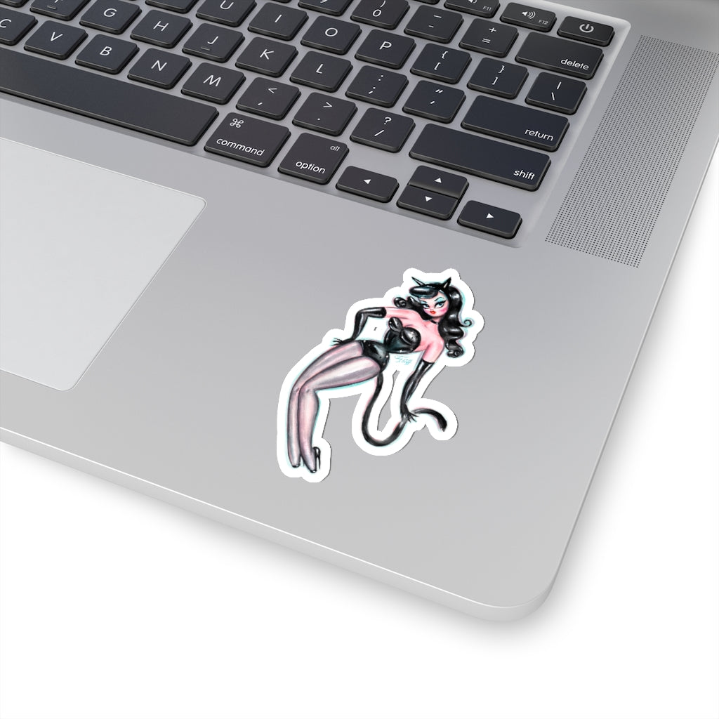 Kitty Girl • Kiss-Cut Sticker