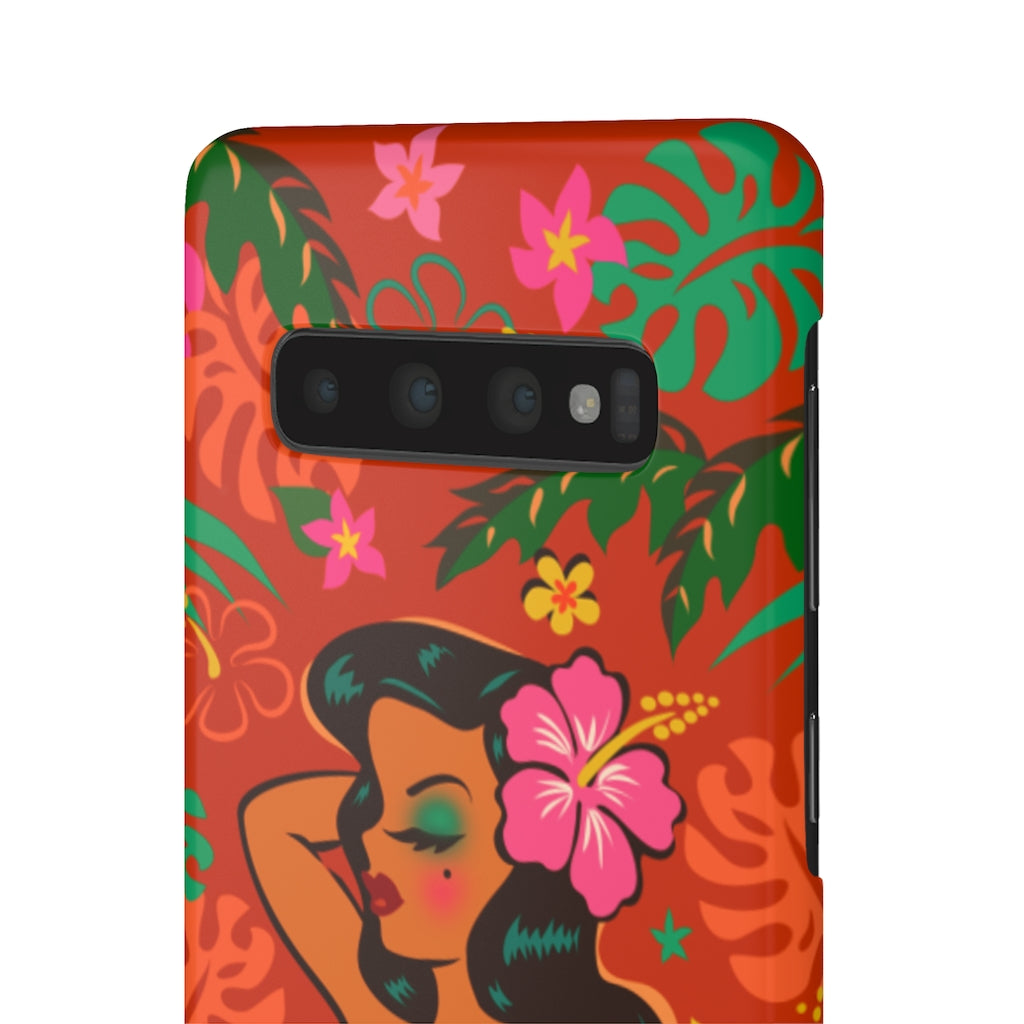 Tiki Temptress - Tropical Doll • Samsung Galaxy Phone Case