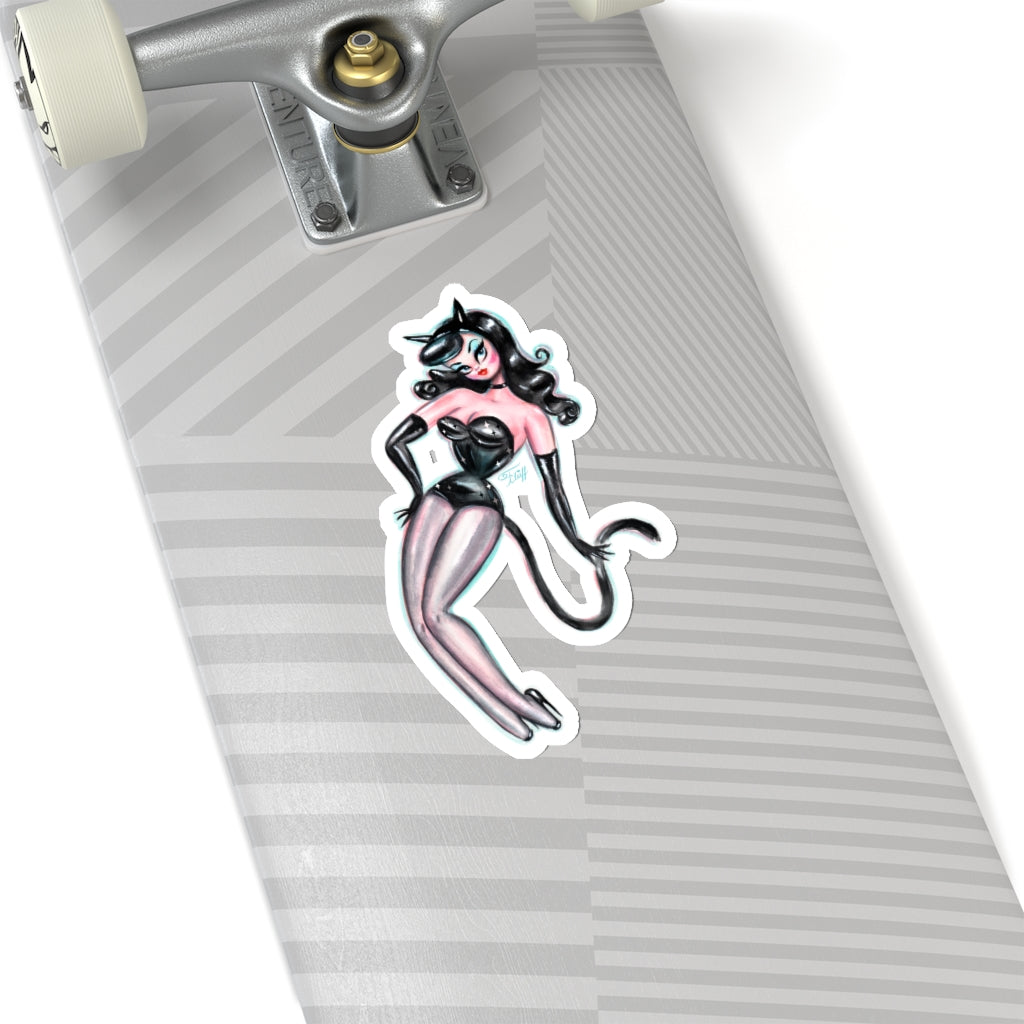 Kitty Girl • Kiss-Cut Sticker